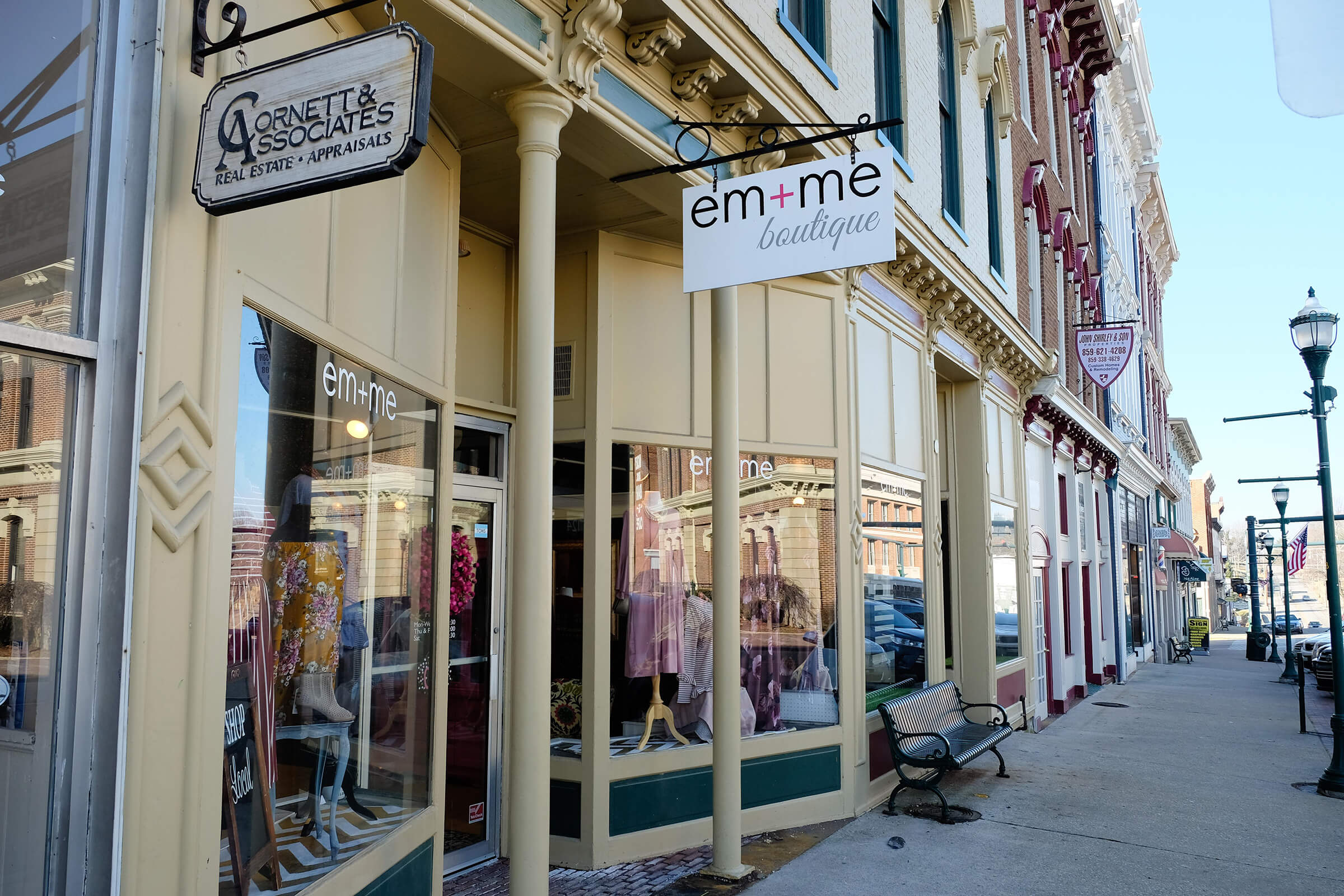 Em and Me Boutique  Shop Exterior